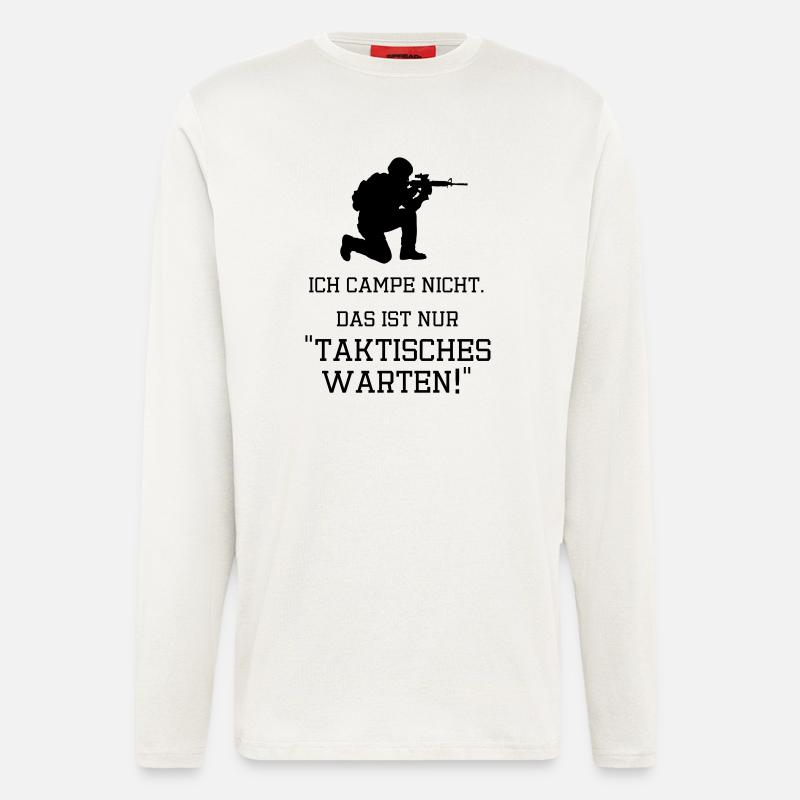 ichcampenicht - Langarmshirt - made by SPREAD  - OFF WHITE