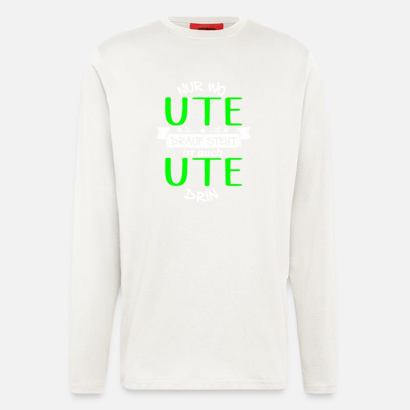 UTE die Echte - Langarmshirt - made by SPREAD  - OFF WHITE