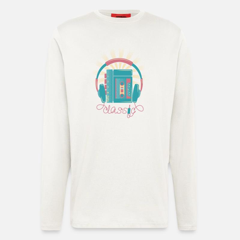 Walkman - Langarmshirt - made by SPREAD  - OFF WHITE