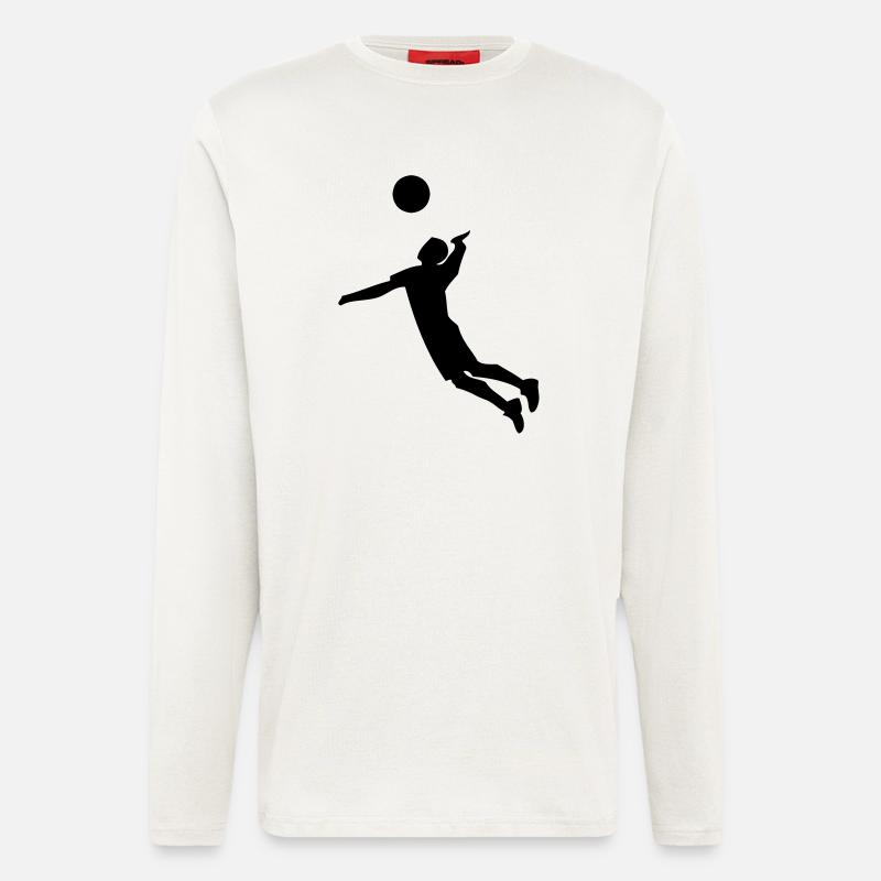 volleyball - Langarmshirt - made by SPREAD  - OFF WHITE