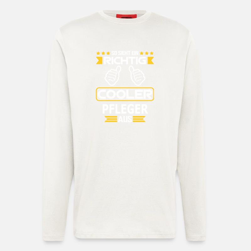 PFLEGER - Langarmshirt - made by SPREAD  - OFF WHITE