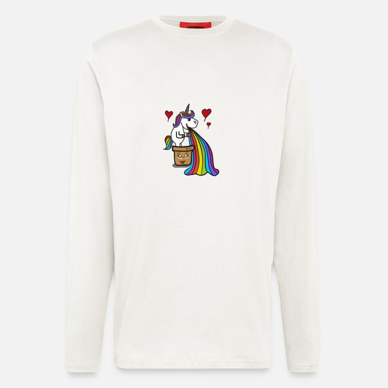 Mr. Cacaful - Langarmshirt - made by SPREAD  - OFF WHITE