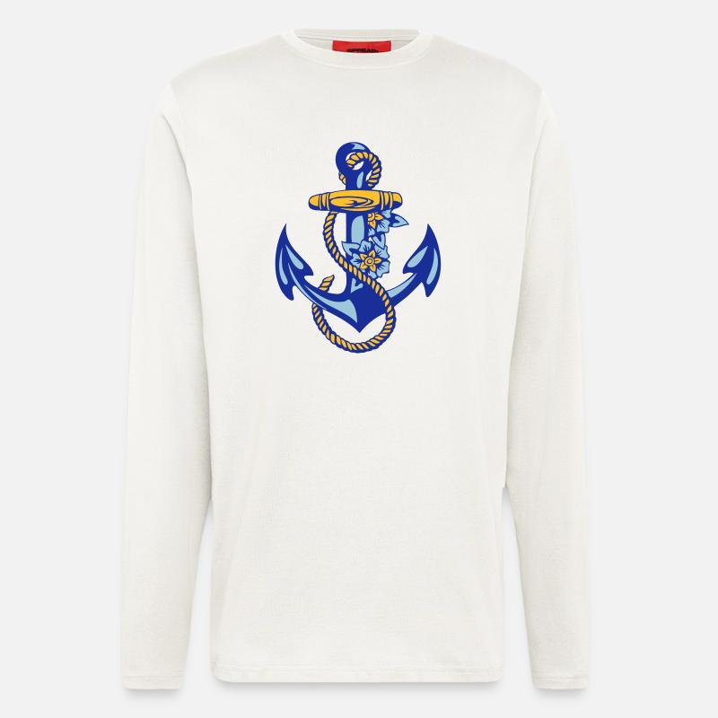 sailor*anchor - Langarmshirt - made by SPREAD  - OFF WHITE
