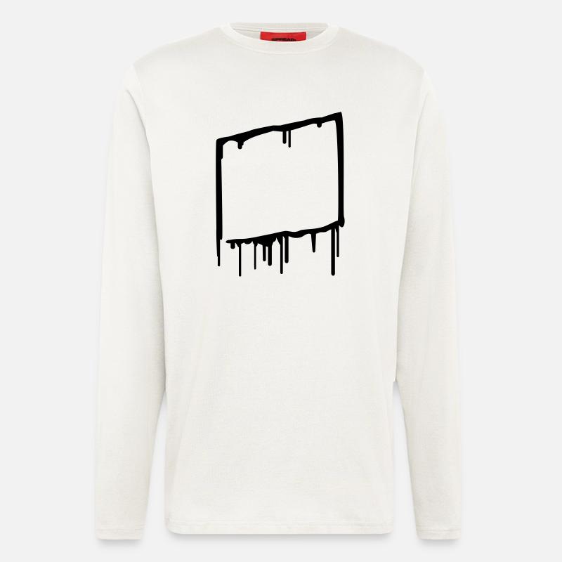 graffiti_frame - Longsleeve - made by SPREAD  - OFF WHITE