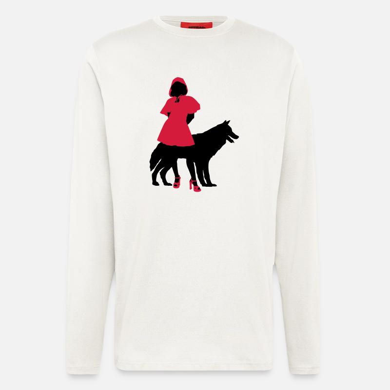 Rotkäppchen - Langarmshirt - made by SPREAD  - OFF WHITE