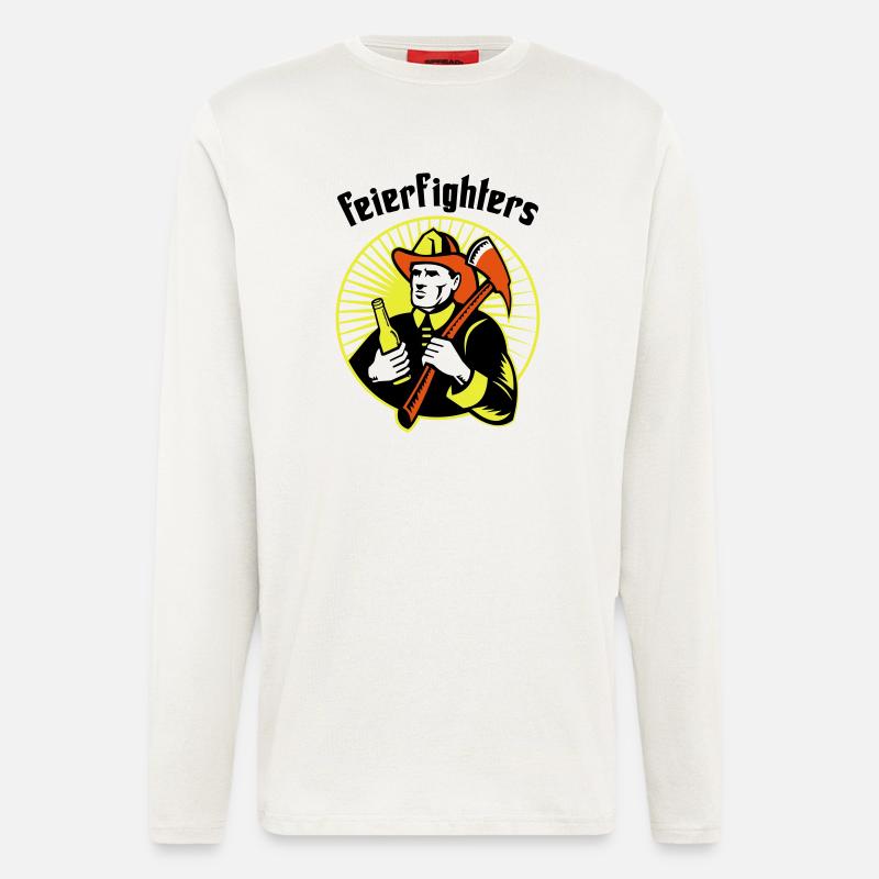feierfighters - Langarmshirt - made by SPREAD - OFF WHITE