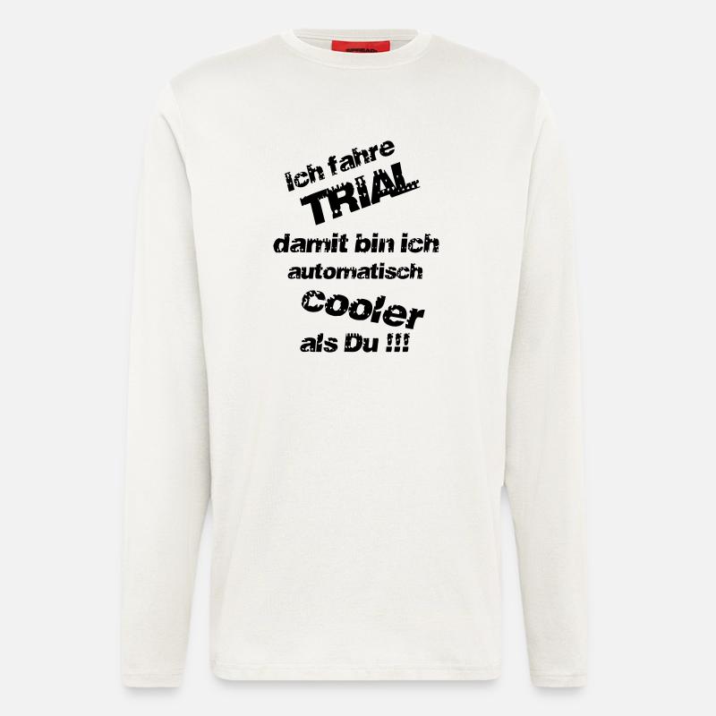Cooler als Du - Langarmshirt - made by SPREAD  - OFF WHITE