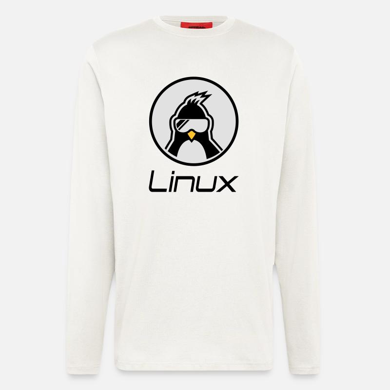 linux - Manches longues bio décontracté fabriqué en UE - OFF WHITE