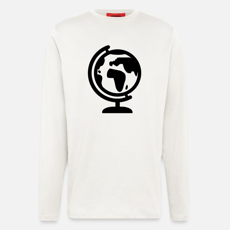 Globe - Longsleeve - made by SPREAD  - OFF WHITE