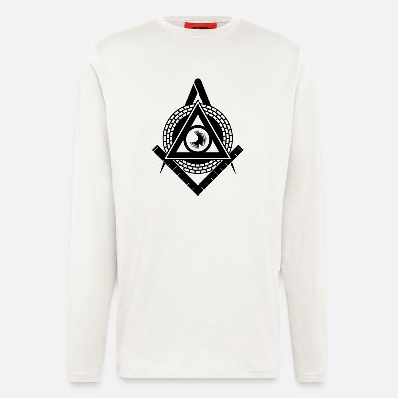 Illuminati - Langarmshirt - made by SPREAD  - OFF WHITE