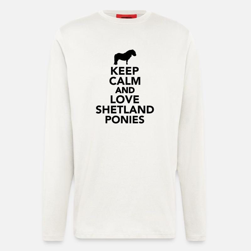 Shetland Pony - Langarmshirt - made by SPREAD  - OFF WHITE