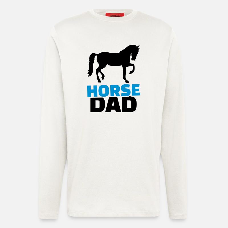 Pferd - Langarmshirt - made by SPREAD - OFF WHITE