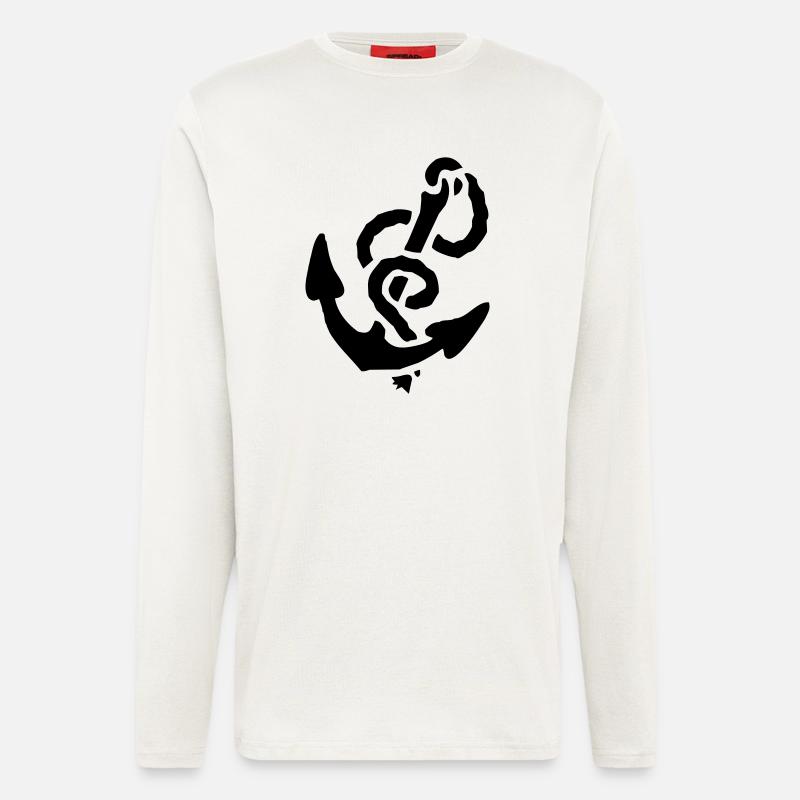Anker - Langarmshirt - made by SPREAD  - OFF WHITE