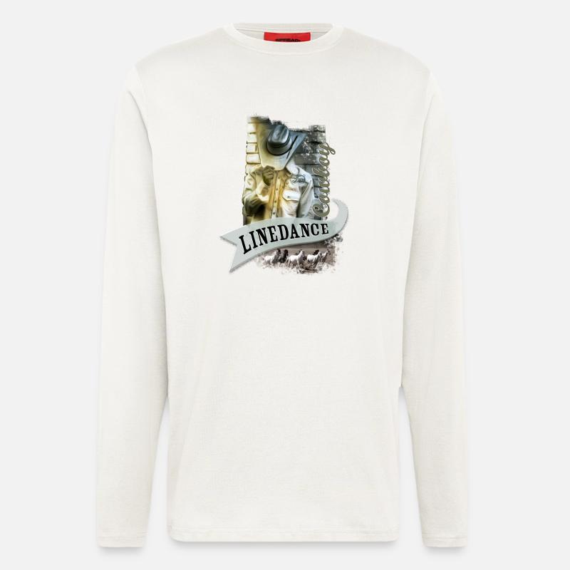 kl_linedance56 - Langarmshirt - made by SPREAD  - OFF WHITE
