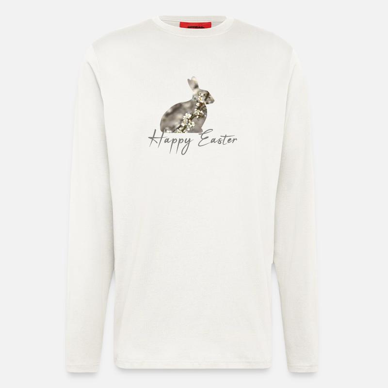 Easter happy Easter - Langarmshirt - made by SPREAD  - OFF WHITE