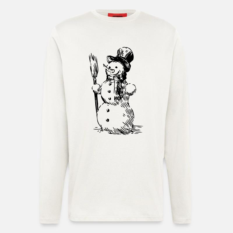 Schneemann - Langarmshirt - made by SPREAD  - OFF WHITE