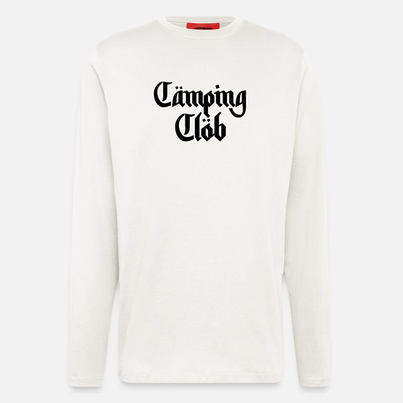 Cämping Clöb Light-Edition - Langarmshirt - made by SPREAD  - OFF WHITE