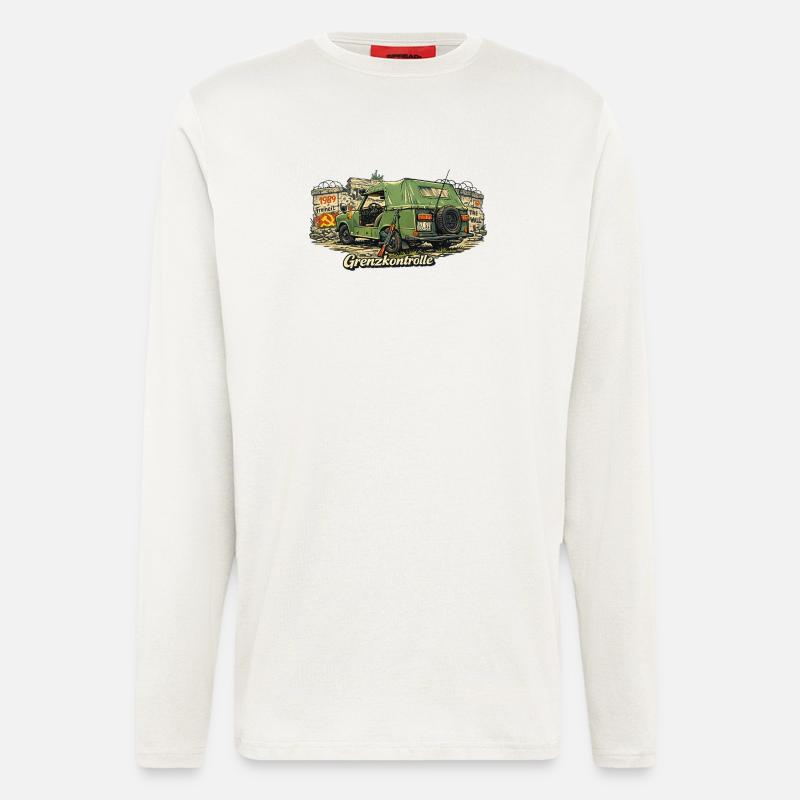 Border control - Longsleeve - made by SPREAD  - OFF WHITE