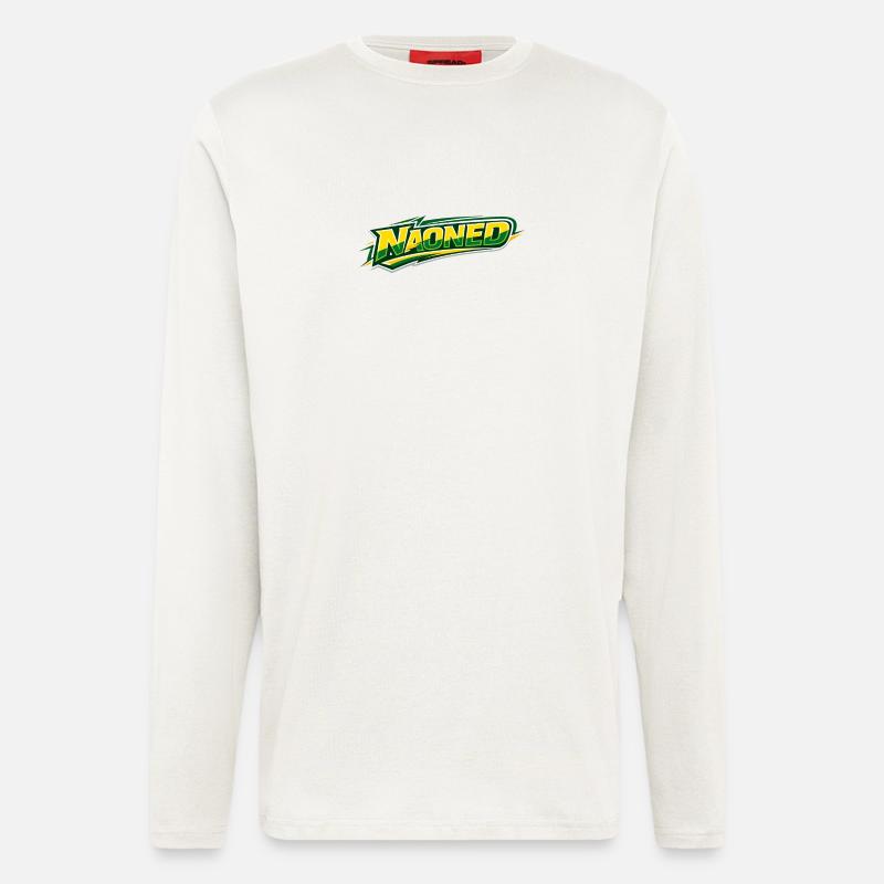 NAONED - Manches longues bio décontracté fabriqué en UE - OFF WHITE