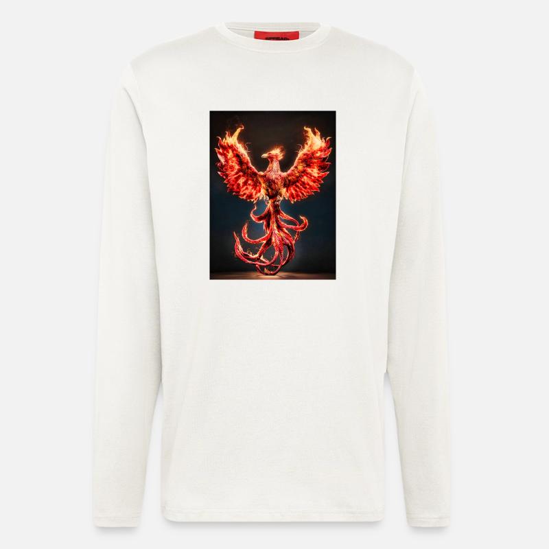 Phoenix Firecrest Burst - Longsleeve - made by SPREAD - OFF WHITE