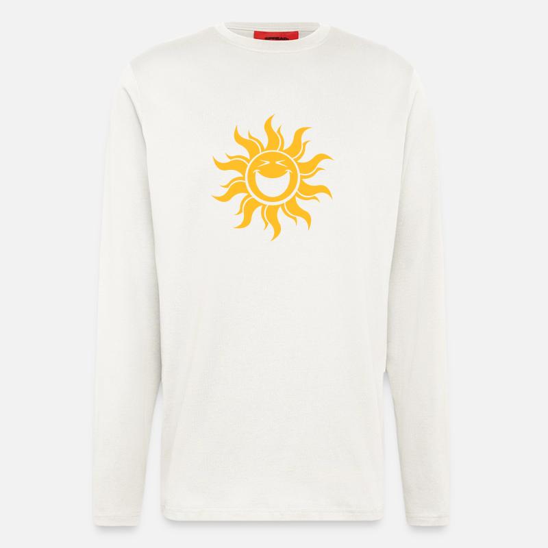 vl058a_sonne_1c - Longsleeve - made by SPREAD  - OFF WHITE