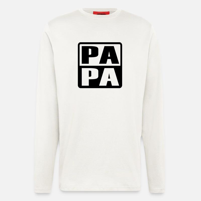 PAPA - Langarmshirt - made by SPREAD  - OFF WHITE