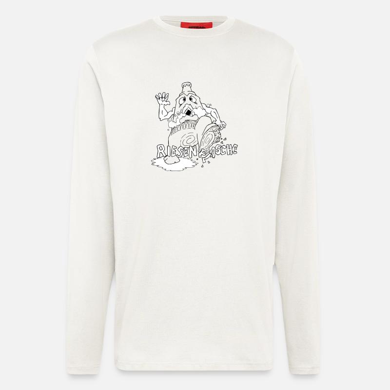 Riesenflasche - Langarmshirt - made by SPREAD  - OFF WHITE