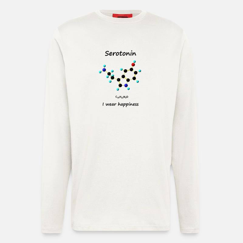Serotonin - Langarmshirt - made by SPREAD  - OFF WHITE