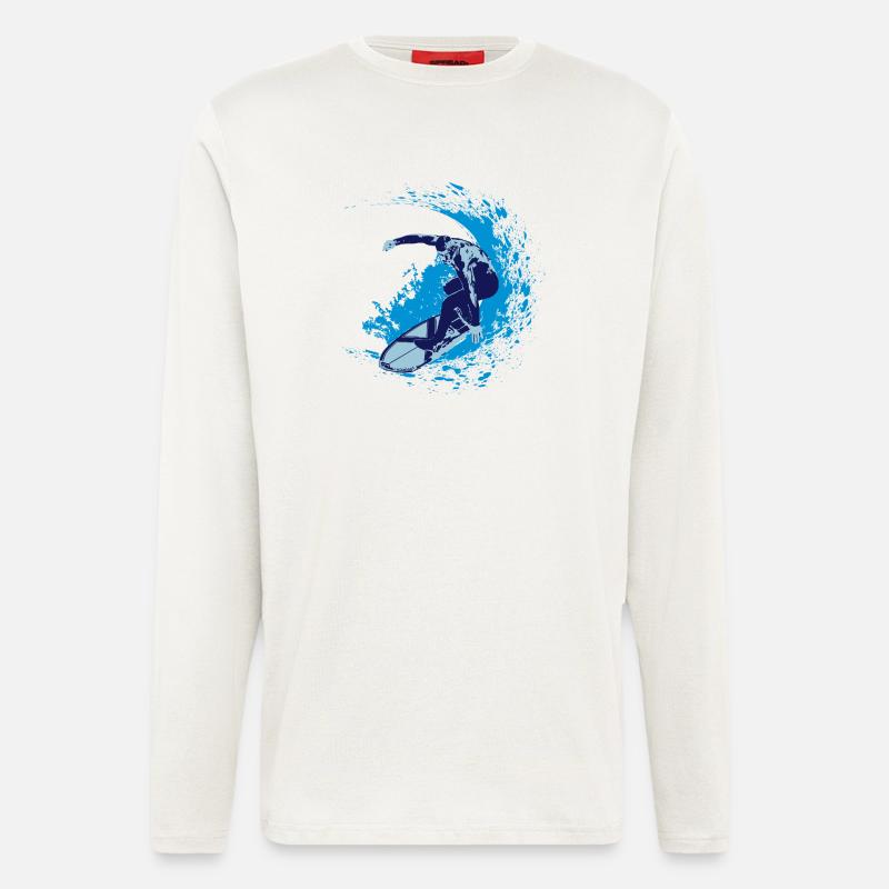 SURFER - Langarmshirt - made by SPREAD  - OFF WHITE