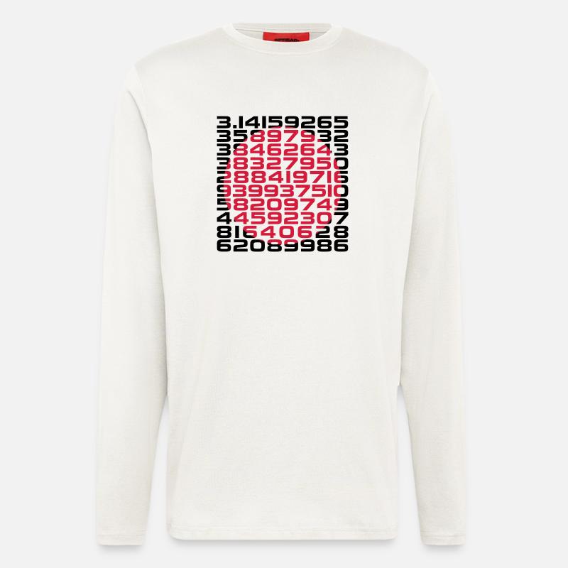 Pi 3,14 - Langarmshirt - made by SPREAD  - OFF WHITE