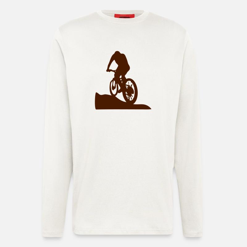 MTB Guy - Langarmshirt - made by SPREAD  - OFF WHITE