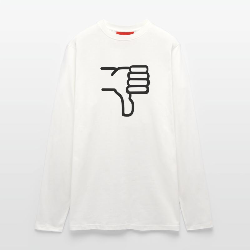 Thumbs down Longsleeve - made by SPREAD 