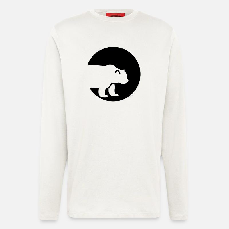 Bär - Langarmshirt - made by SPREAD  - OFF WHITE