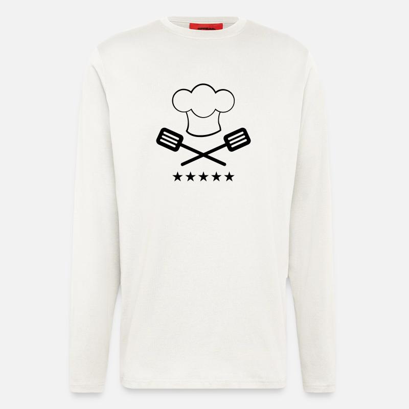 (koch_2_1f) - Langarmshirt - made by SPREAD  - OFF WHITE