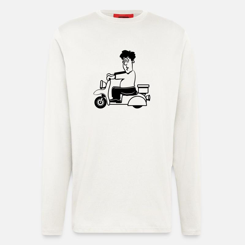 Scooter fun - Longsleeve - made by SPREAD  - OFF WHITE