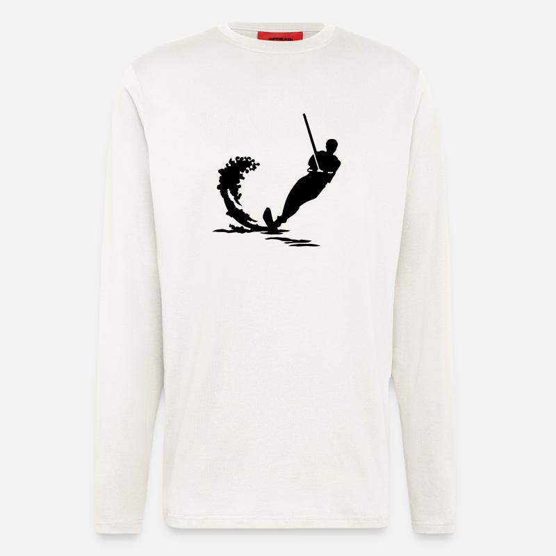 Water ski - Longsleeve - made by SPREAD  - OFF WHITE