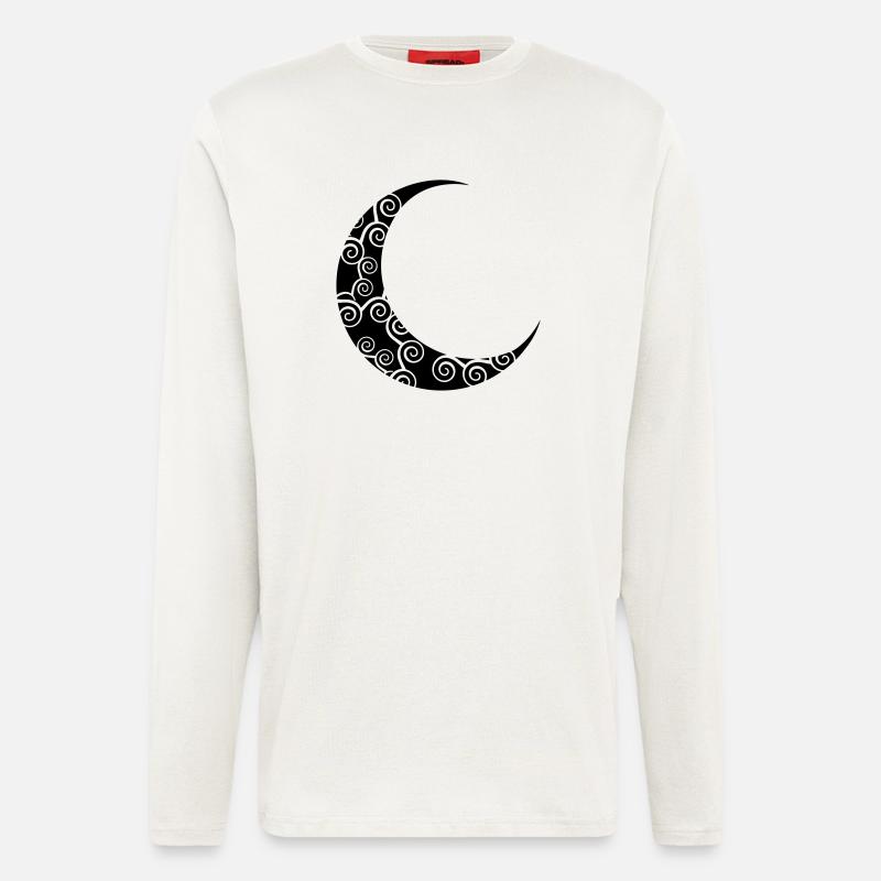 mond_01 - Langarmshirt - made by SPREAD  - OFF WHITE