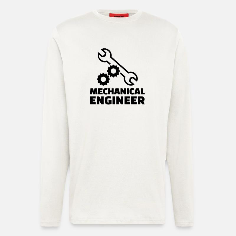 Mechanical engineer - Longsleeve - made by SPREAD  - OFF WHITE