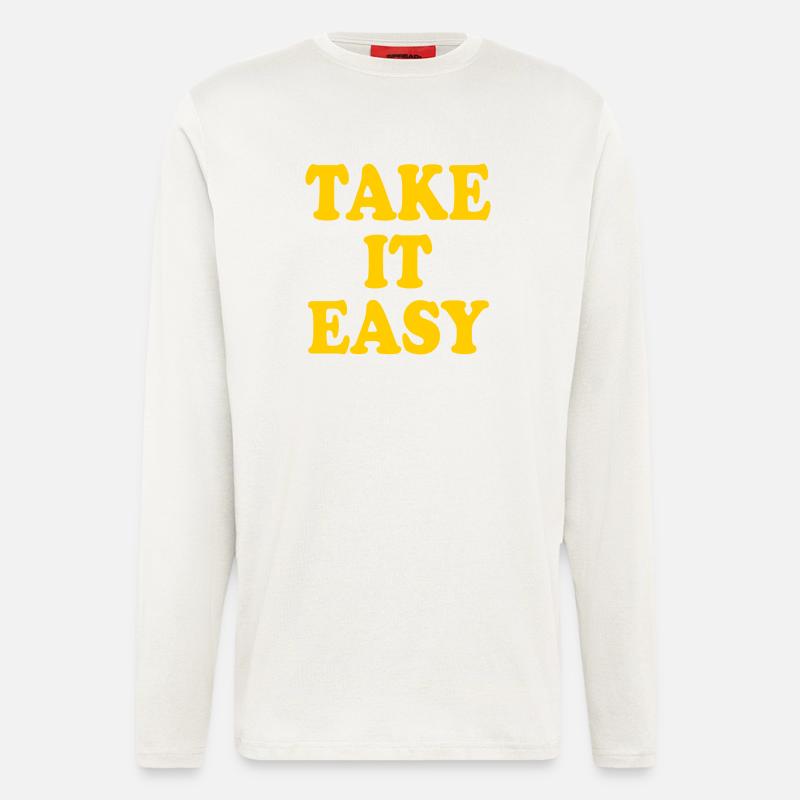 Take it easy - Langarmshirt - made by SPREAD  - OFF WHITE