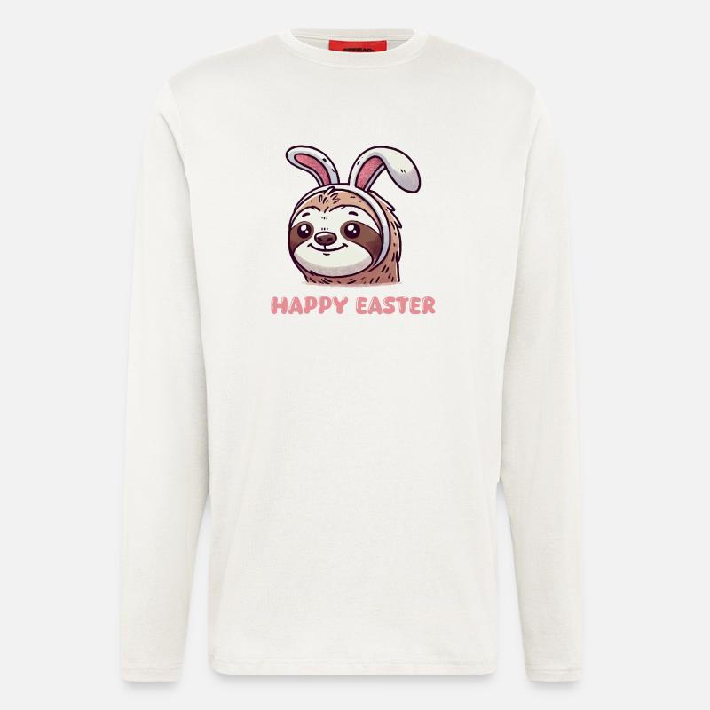 Sloth Sloth Bunny - Longsleeve - made by SPREAD  - OFF WHITE