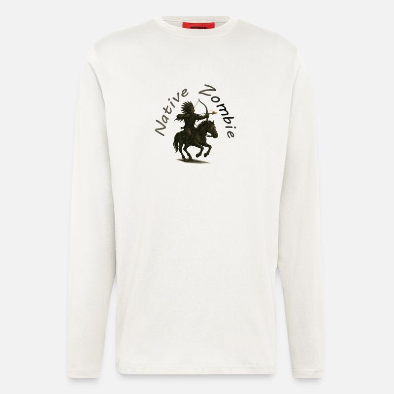Native Zombie - Longsleeve - made by SPREAD  - OFF WHITE