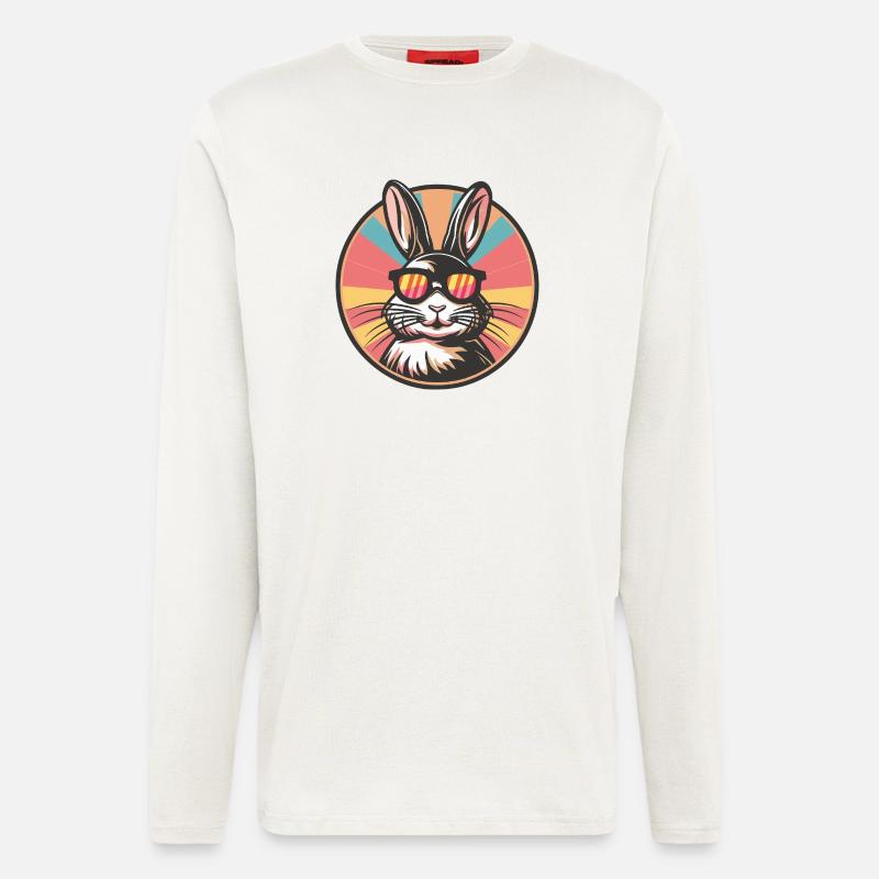 Bunny Comic Cool - Longsleeve - made by SPREAD  - OFF WHITE