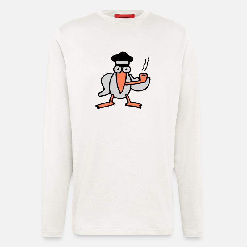 kapitaen_moewe - Longsleeve - made by SPREAD  - OFF WHITE