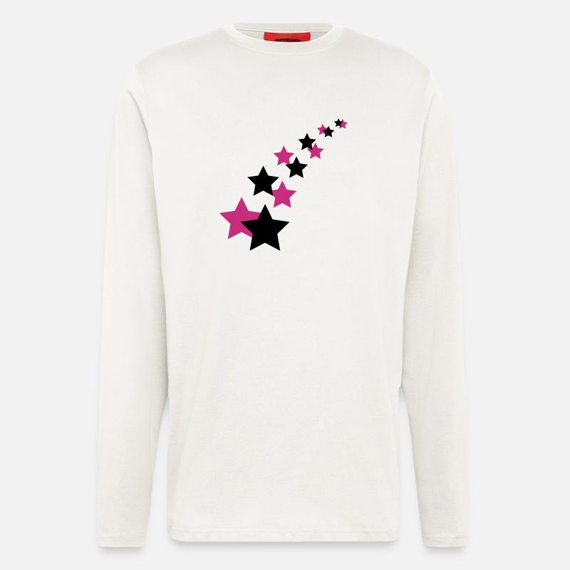 Sterne - Langarmshirt - made by SPREAD  - OFF WHITE