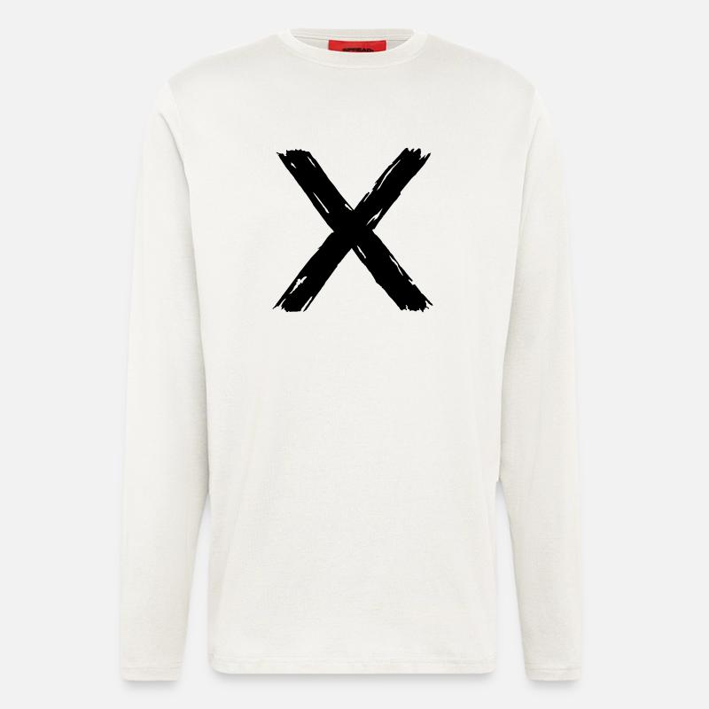 X - Langarmshirt - made by SPREAD  - OFF WHITE