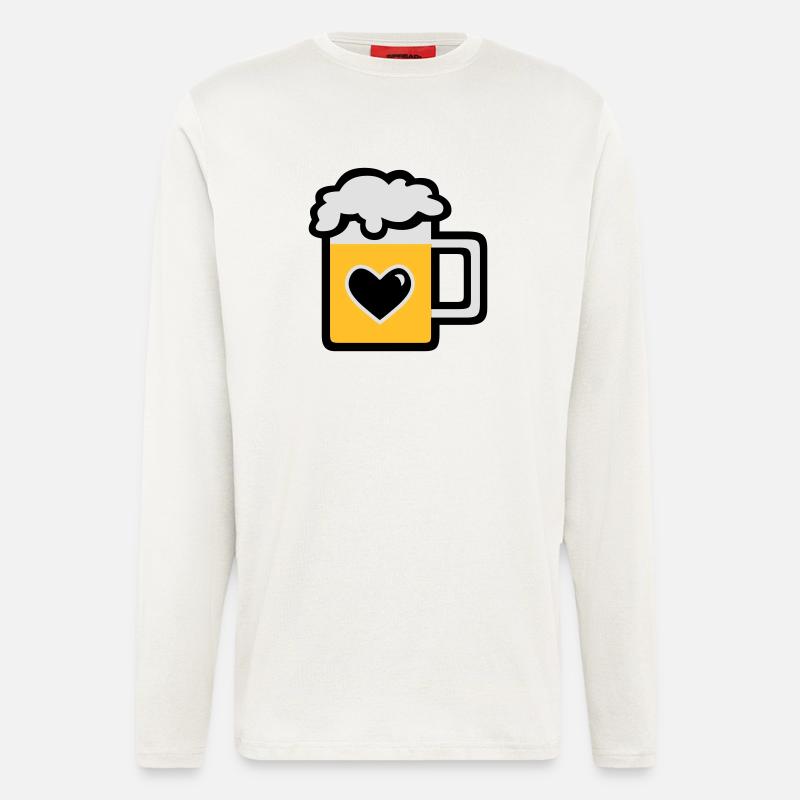 Mass Bier - Langarmshirt - made by SPREAD  - OFF WHITE