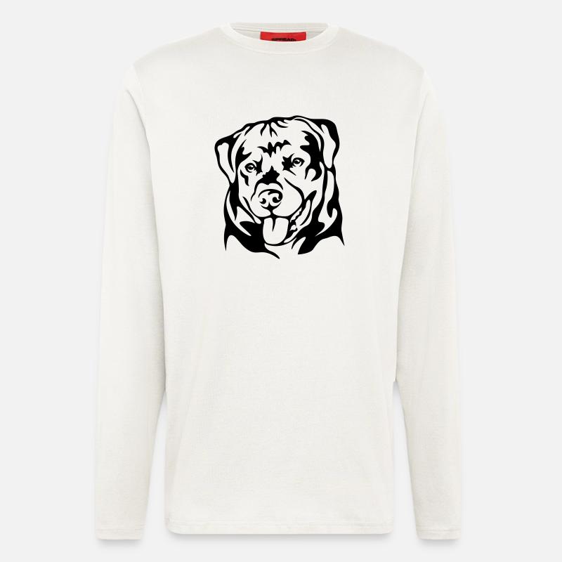 Rottweiler - Langarmshirt - made by SPREAD  - OFF WHITE
