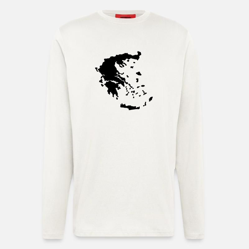 Griechenland - Langarmshirt - made by SPREAD  - OFF WHITE