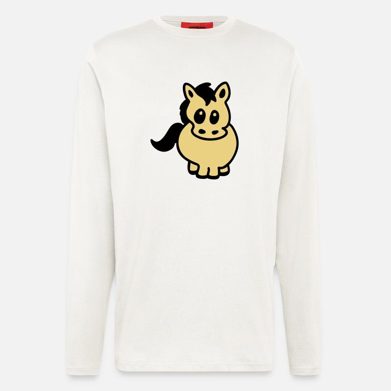 Dickes Pony - Langarmshirt - made by SPREAD  - OFF WHITE