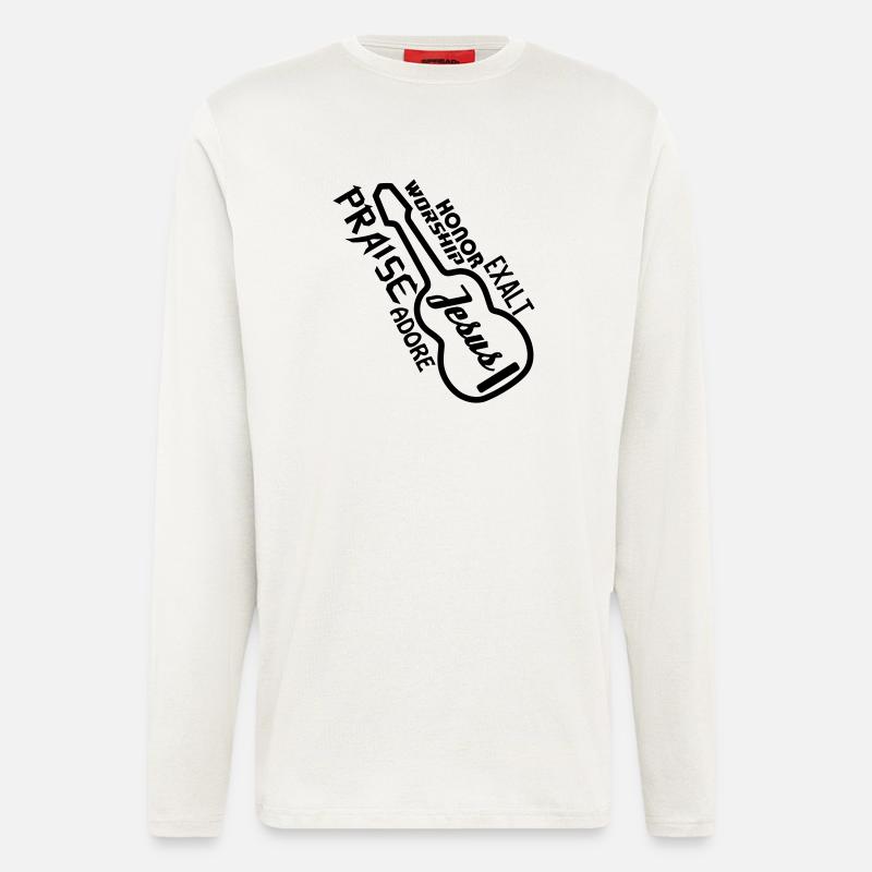 Lob - Ruhm - Langarmshirt - made by SPREAD  - OFF WHITE